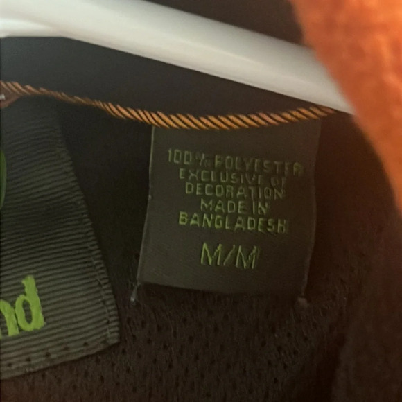 FINAL PRICE DROP Timberland Men's Orange and Black Fleece Vest - Picture 9 of 11